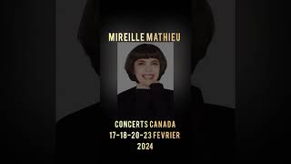 Mireille Mathieu concerts au Canada 2024 [upl. by Wilma]