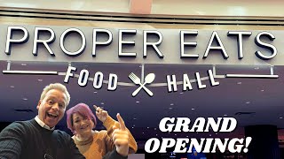 BRAND NEW PROPER EATS ARIA LAS VEGAS  FORMER ARIA BUFFET  GRAND OPENING [upl. by Anilatac]