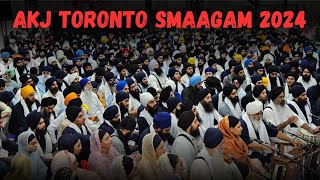 Akhand Keertan Toronto Smaagam 2024  Awesome Moments MUST WATCH [upl. by Buford]