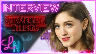 Stranger Things Interview Natalia Dyer on Nancy Becoming One of the Bravest Characters [upl. by Aya729]