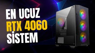 En Ucuz RTX 4060 Hazır Sistem İncelemesi 2024 Fiyat Performans Hazır Sistem [upl. by Allan436]