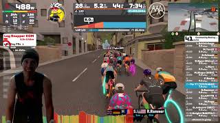 LIVE Zwift Race  Legsnapper fun [upl. by Brigg]