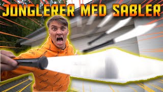 Lærer at jonglere med SABLER på en uge og dette var resultatet 1 Uge Challenge [upl. by Enaht]