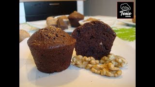 Muffins de Chocolate los más sabrosos y deliciosos  Receta fácil y rápida 65 [upl. by Phillida]