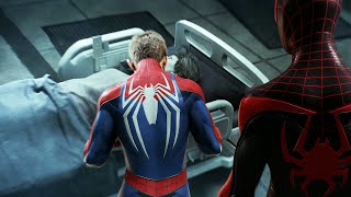 SpiderMan 2  Peter Mourns for Aunt May Aunt Mays Death 4K UHD [upl. by Euqinomad]