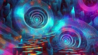 4K UHD Neon Glitch Geometry  Trippy Visuals for LSD Shroom and Psychedelic Trips [upl. by Arola]