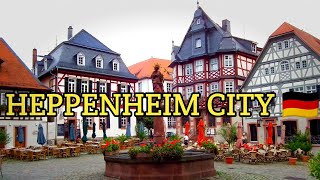 Heppenheim Germany  An Amazing City to Visit NOW and in the Future 2022 🇩🇪 [upl. by Ahsoj]