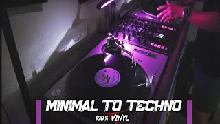 Minimal to Techno  only Vinyl set [upl. by Draner975]