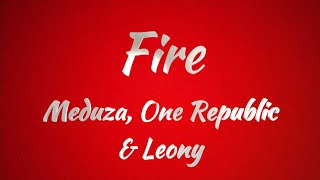 Meduza One Republic amp Leony  Fire KARAOKE VERSION [upl. by Auhs]