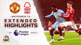 Manchester United v Nottingham Forest  PREMIER LEAGUE HIGHLIGHTS  1272024  NBC Sports [upl. by Gentes]