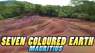 Chamarel Seven coloured Earths  Mauritius 4k [upl. by Anikahs]