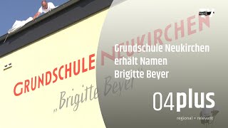 Grundschule Neukirchen mit neuem Namen und tollem Outfit [upl. by Aynod611]