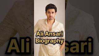 Ali Ansari Biography aliansari kaffara aliansarinewvideo kaffaradrama hindiserialgossips [upl. by Gabor]