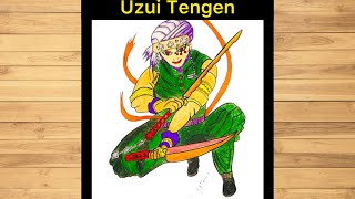 how to draw tengen uzui  demon slayer drawing  como dibujar a demon slayer pcartchannel [upl. by Alikat523]