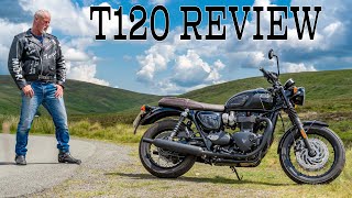 Triumph T120 Review Is THIS the best allrounder Modern Classic Bonneville Motorcycle Black Edition [upl. by Nnael]