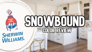 Sherwin Williams Snowbound  BETTER THAN ALABASTER [upl. by Adlemy]