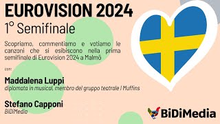 Eurovision Song Contest 2024 1° Semifinale [upl. by Drake77]