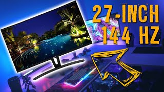 Budget 27inch 144hz Setup  Acer Curved Gaming Monitor Review [upl. by Doris]