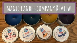 Magic Candle Company Review amp Unboxing  DISNEY INSPIRED CANDLES [upl. by Ehpotsirhc]