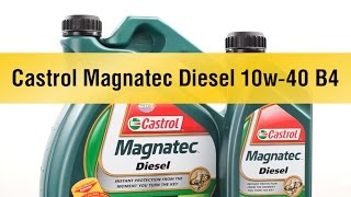 Моторное масло Castrol Magnatec Diesel 10w40 B4 [upl. by Airrej]