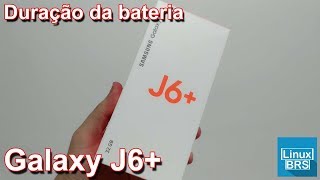 🔘 Samsung Galaxy J6 J6 Plus  Duração da bateria [upl. by Neuburger324]