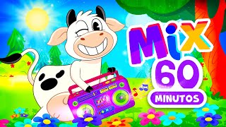 La Vaca Lola  El Mejor Mix de Canciones Infantiles para Niños [upl. by Aiak496]