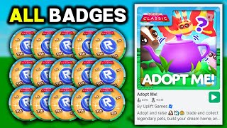 ROBLOX CLASSIC ADOPT ME ALL BADGES amp TIX LOCATIONS [upl. by Sadoff937]