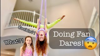 Actual DARES from Subscribers😨 [upl. by Llertnom]