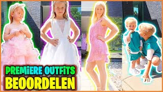 PREMiERE OUTFiTS VAN ELKAAR BEOORDELEN 😳  Bellinga Vlog 2885 [upl. by Marcus]