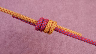 Rope connection knot knotting method [upl. by Lefton874]