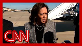 Hear Kamala Harris react to Donald Trump’s rally at MSG [upl. by Jerrine]