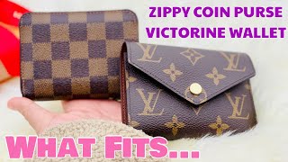 Louis Vuitton Zippy Coin Purse Vs Victorine Wallet [upl. by Amby]