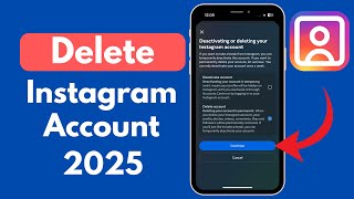 How To Delete Instagram Account In 2025 [upl. by Candida]