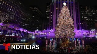 Así luce el árbol de Navidad del Rockefeller Center [upl. by Kirre10]