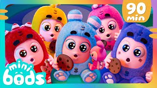 Bedtime Story Interruption  Minibods  Mini Oddbods  Baby Oddbods  Funny Cartoons For Kids [upl. by Alonzo]