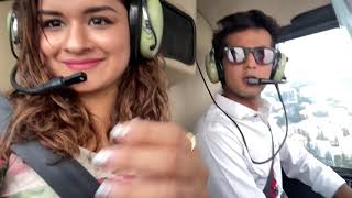 I GAVE AVNEET KAUR THE BEST BIRTHDAY GIFT EVER  HELICOPTER [upl. by Artemahs]