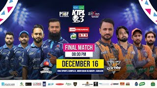 LIVE  Final Match  DHA Dabanggs VS Clifton Popular  KTPL Season 3  16Dec2023 [upl. by Gino122]