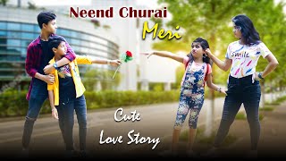 Neend Churai Meri  Funny Love Story  Hindi Song  Cute Romantic Love Story  Love ampstory [upl. by Macmullin924]