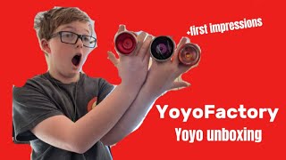 YoyoFactory yoyo unboxing  Gibtron73 [upl. by Remmos925]