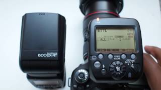 How to trigger your camera using the Canon 600EX RT and ST E3 [upl. by Divad338]