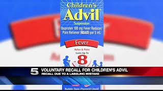 Pfizer Voluntary Recalls Children’s Advil [upl. by Lejna]