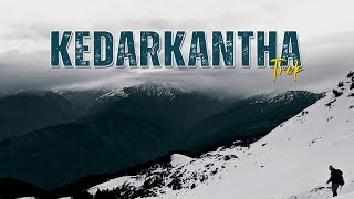 KEDARKANTHA TREK  BEST WINTER TREK 2024  EPIC DRONE VIEWS  UTTARAKHAND HD [upl. by Onileva]