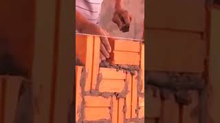 Brickwork 👷 construction building brick house satisfying bricklayer shorts hencoop diy [upl. by Arundel]