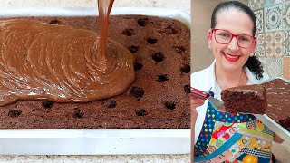 MEXEU TÁ PRONTO ESSE É O BOLO MAIS CHOCOLATUDO E FOFINHO QUE EXISTE DELICIOSO  Isamara Amâncio [upl. by Elfrieda]