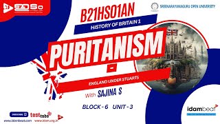 PURITANISM  ENGLAND UNDER STUARTS  HISTORY OF BRITAIN 1  SGOU [upl. by Bowyer107]