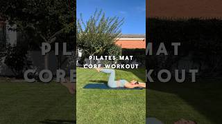 Pilates mat Core Workout abs pilates core [upl. by Nnaillek]