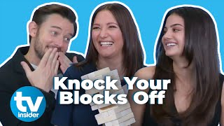 The stars of THE WAY HOME play KNOCK YOUR BLOCKS OFF and share onset memories amp more  TV Insider [upl. by Enaled248]