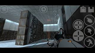 portal part 2 gameplay credits for the portal port on mobile nillerusr [upl. by Ominoreg]