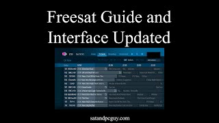 Freesat 4k TV Boxes Get A New Look User Interface and Guide [upl. by Ellehcsar]