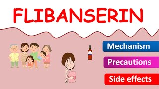 Flibanserin Addyi  Mechanism precautions side effects amp uses [upl. by Enilaf]